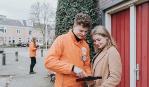 Leuke bijbaan: Sales Agents aan het werk voor het WNL project.