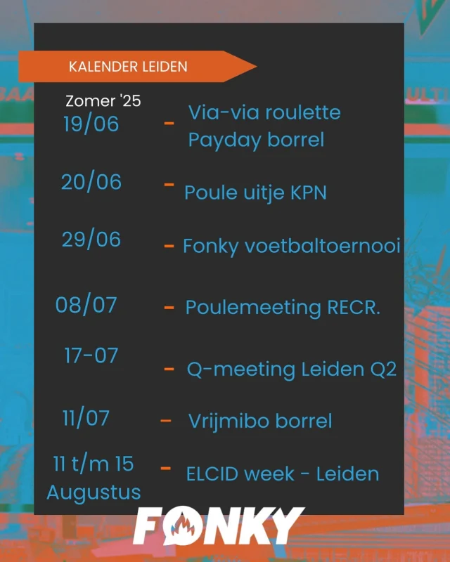 🗓️ EVENT KALENDER 🗓️  De komende tijd staat er weer heel wat leuks op de planning!🤩  Zorg ervoor dat je erbij bent, bij zijn is mee maken ✨✨